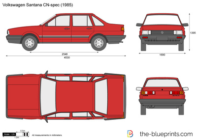 Volkswagen Santana CN-spec (1985)