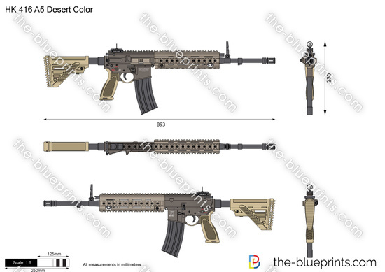 HK 416 A5 Desert Color