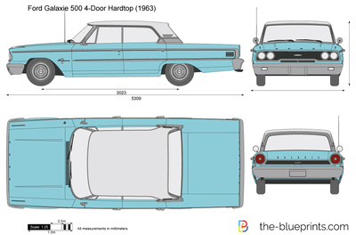 Ford Galaxie 500 4-Door Hardtop (1963)