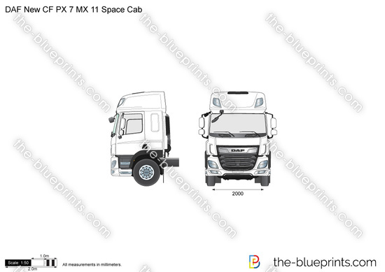 DAF New CF PX 7 MX 11 Space Cab