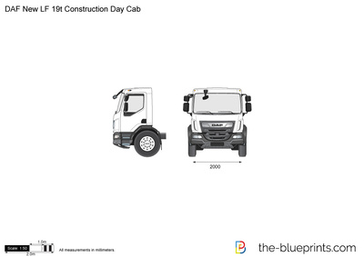 DAF New LF 19t Construction Day Cab