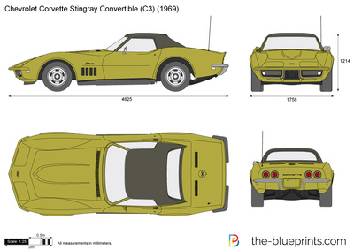 Chevrolet Corvette Stingray Convertible (C3) (1969)