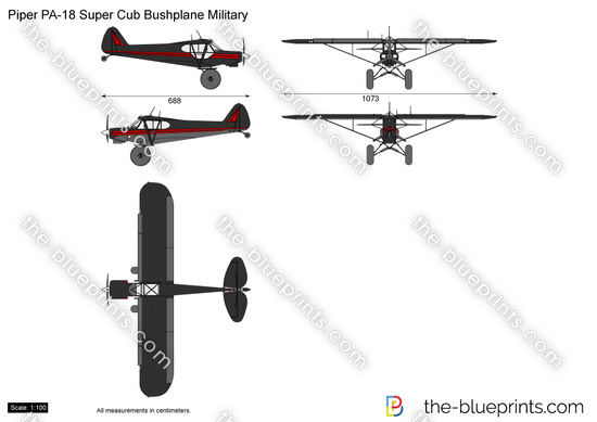 Piper PA-18 Super Cub Bushplane Military