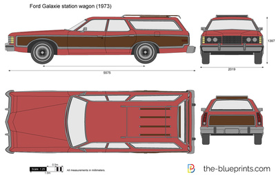 Ford Galaxie station wagon (1973)