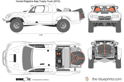 Honda Ridgeline Baja Trophy Truck (2015)