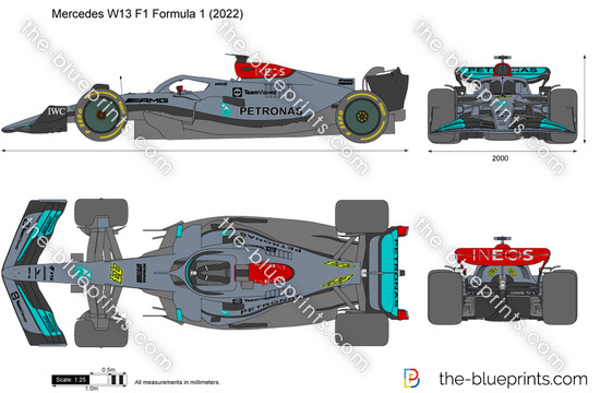 Mercedes W13 F1 Formula 1