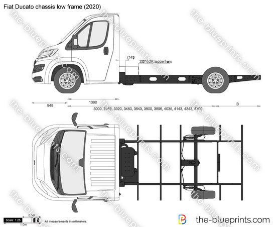 Fiat Ducato chassis low frame