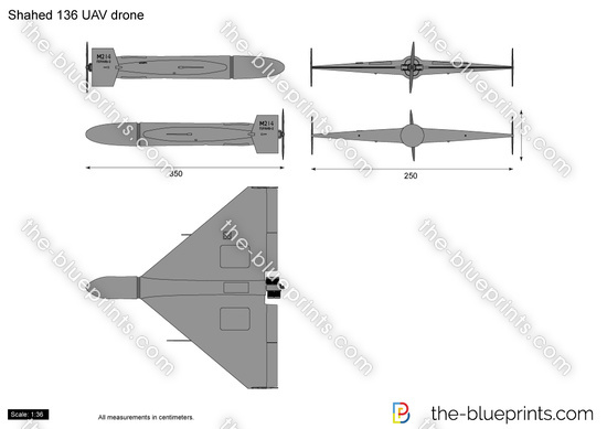 Shahed 136 UAV drone