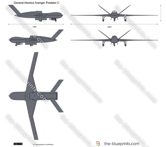 General Atomics Avenger Predator C UAV Drone