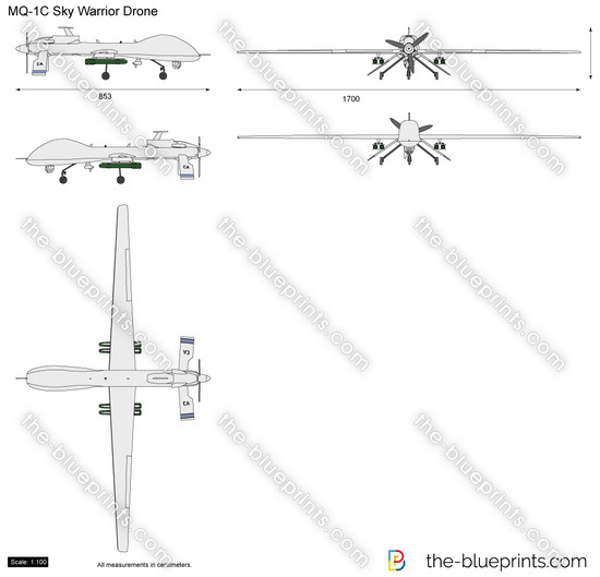 MQ-1C Sky Warrior Drone UAV