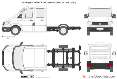 Volkswagen Crafter CR35 Chassis Double Cab LWB (2021)