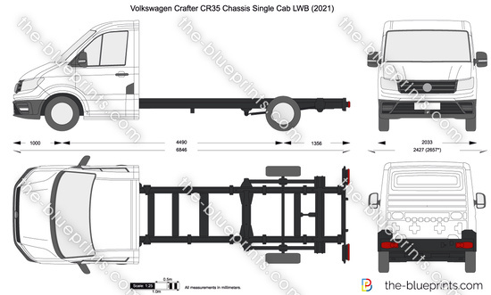Volkswagen Crafter CR35 Chassis Single Cab LWB