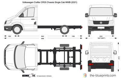 Volkswagen Crafter CR35 Chassis Single Cab MWB (2021)
