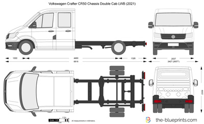 Volkswagen Crafter CR50 Chassis Double Cab LWB (2021)