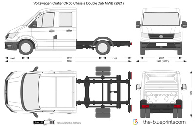Volkswagen Crafter CR50 Chassis Double Cab MWB (2021)