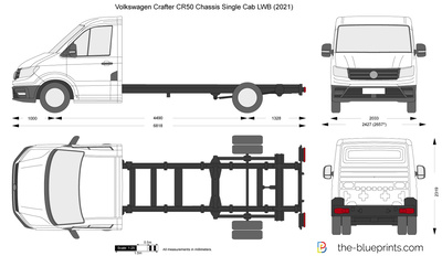 Volkswagen Crafter CR50 Chassis Single Cab LWB (2021)