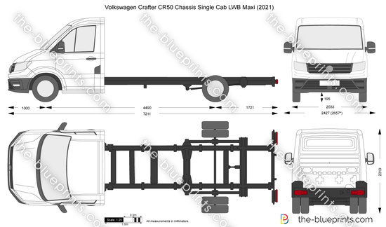 Volkswagen Crafter CR50 Chassis Single Cab LWB Maxi