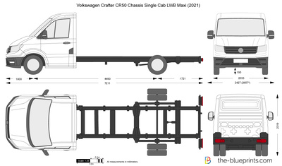 Volkswagen Crafter CR50 Chassis Single Cab LWB Maxi (2021)