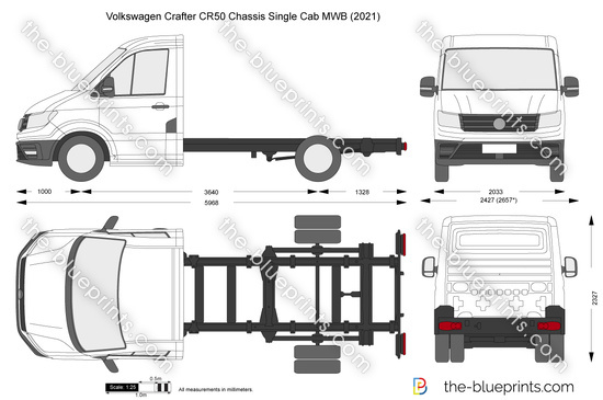 Volkswagen Crafter CR50 Chassis Single Cab MWB