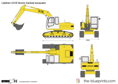Liebherr A316 litronic tracked excavator