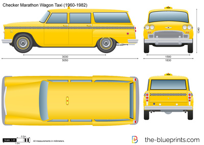 Checker Marathon Wagon Taxi (1960)