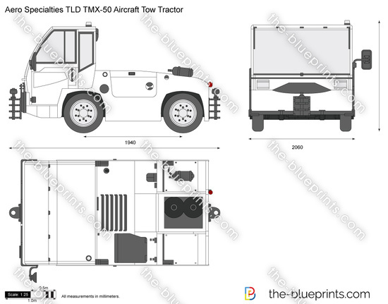 Aero Specialties TLD TMX-50 Aircraft Tow Tractor