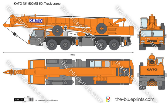KATO NK-500MS 50t Truck crane
