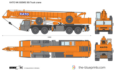 KATO NK-500MS 50t Truck crane
