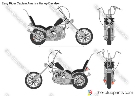 Vintage '68 Harley Davidson Electra-Glide Motorcycle Ink drawing by  Laurence Wheeler | Artfinder