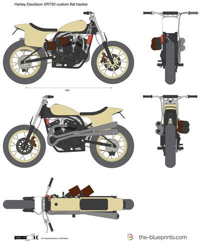Harley-Davidson XR750 custom flat tracker