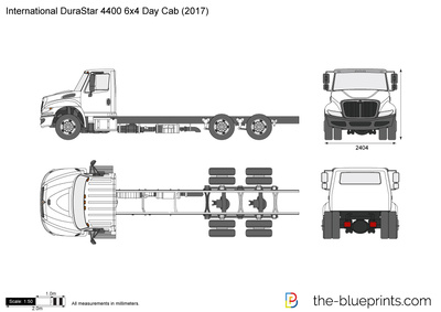 International DuraStar 4400 6x4 Day Cab (2017)