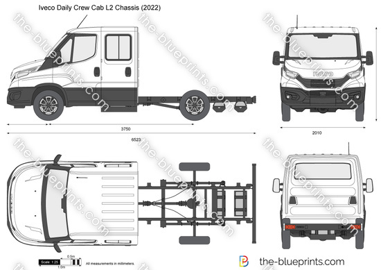 Iveco Daily Crew Cab L2 Chassis