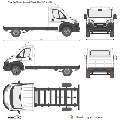 RAM ProMaster Chassis Truck 3800WB