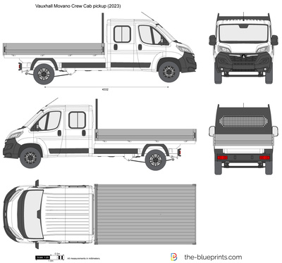 Vauxhall Movano Crew Cab pickup (2023)
