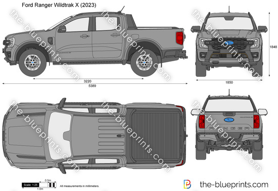 2023 Ford Ranger Wildtrak, Print, ford ranger wildtrak 2023 