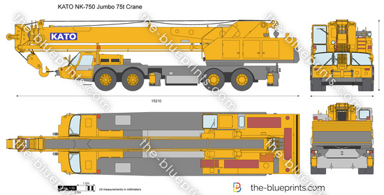 KATO NK-750 Jumbo 75t Crane