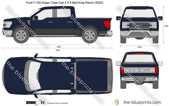 Ford F-150 Super Crew Cab 5.5 ft Bed King Ranch