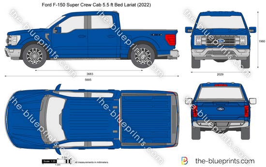 Ford F-150 Super Crew Cab 5.5 ft Bed Lariat