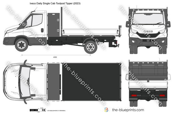 Iveco Daily Single Cab Toolpod Tipper