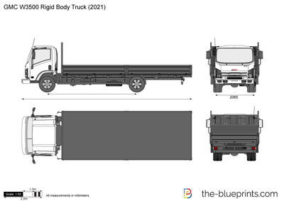 GMC W3500 Rigid Body Truck (2021)
