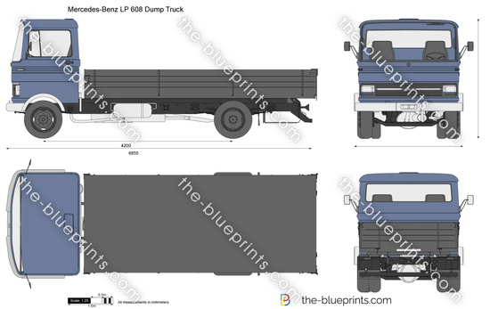 Mercedes-Benz LP 608 Dump Truck