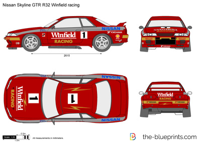 Nissan Skyline GTR R32 Winfield racing (1992)