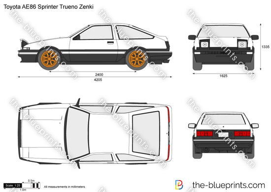 Toyota AE86 Sprinter Trueno Zenki