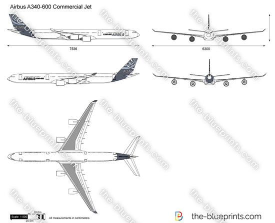 Airbus A340-600 Commercial Jet