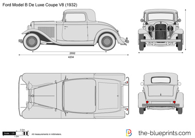 Ford Model B De Luxe Coupe V8