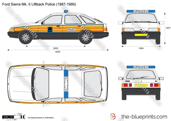 Ford Sierra Mk. II Liftback Police