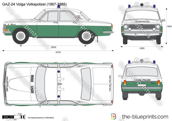 GAZ-24 Volga Volkspolizei