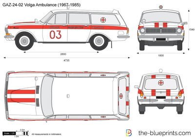GAZ-24-02 Volga Ambulance (1967)