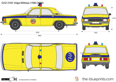 GAZ-3102 Volga Militsiya (1982)