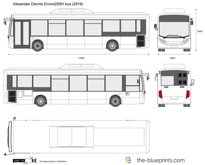 Alexander Dennis Enviro200H bus (2016)